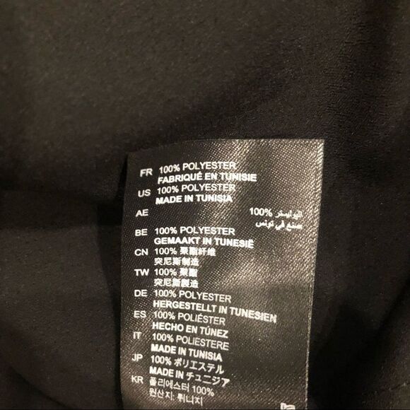 SANDRO Black Spaghetti‎ Strap Camisole Size 1 - Picture 8 of 8